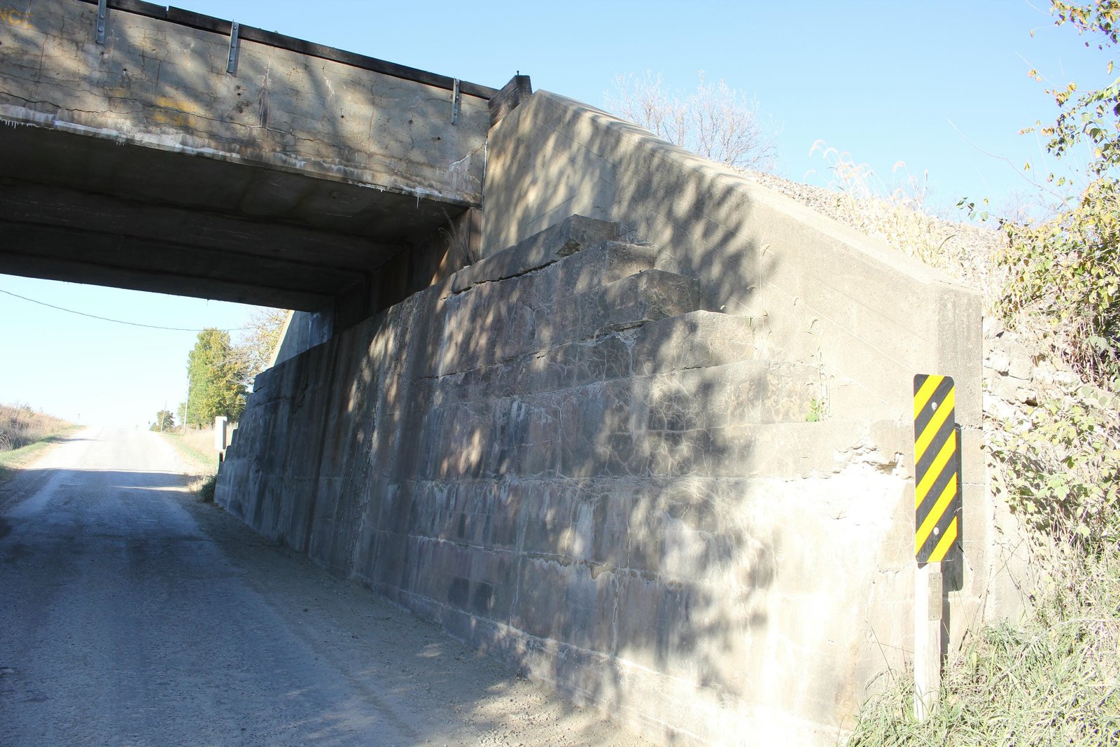 East abutment